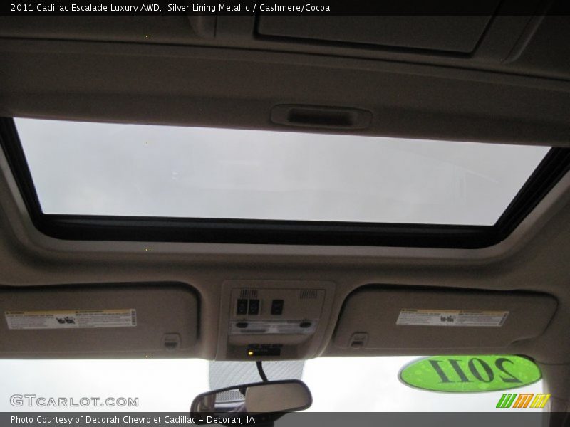 Silver Lining Metallic / Cashmere/Cocoa 2011 Cadillac Escalade Luxury AWD
