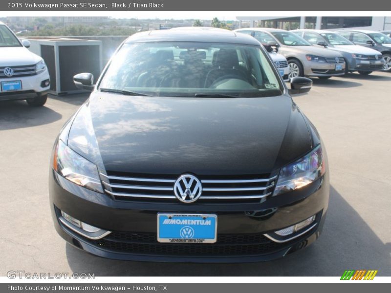 Black / Titan Black 2015 Volkswagen Passat SE Sedan
