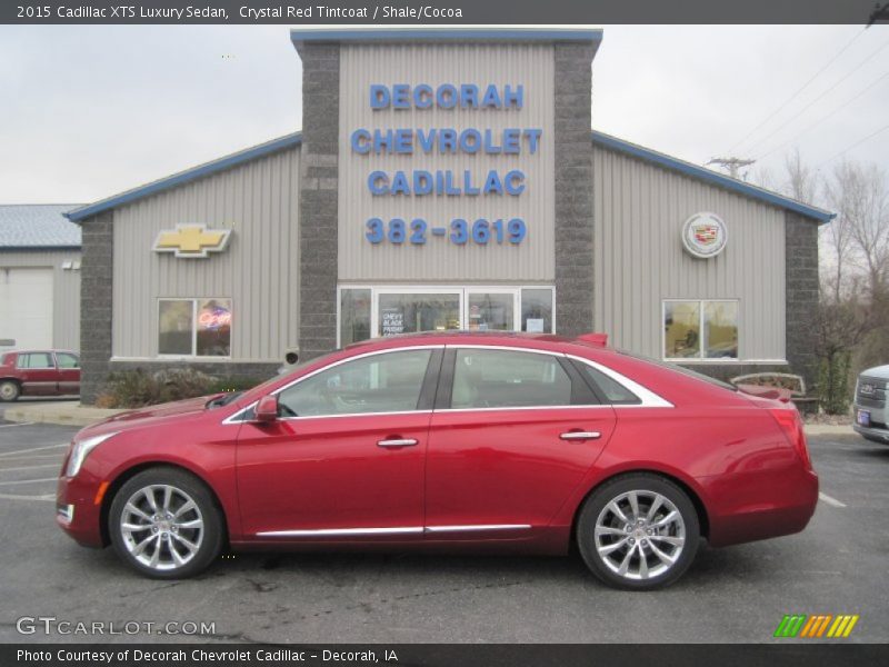 Crystal Red Tintcoat / Shale/Cocoa 2015 Cadillac XTS Luxury Sedan