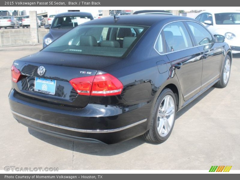 Black / Titan Black 2015 Volkswagen Passat SE Sedan