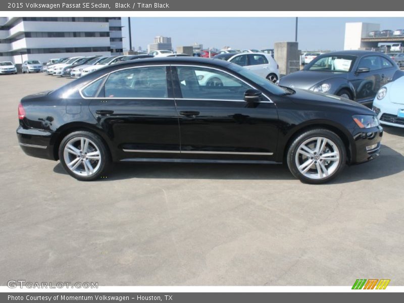 Black / Titan Black 2015 Volkswagen Passat SE Sedan