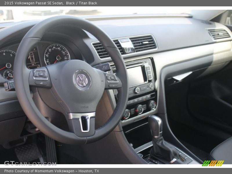 Black / Titan Black 2015 Volkswagen Passat SE Sedan