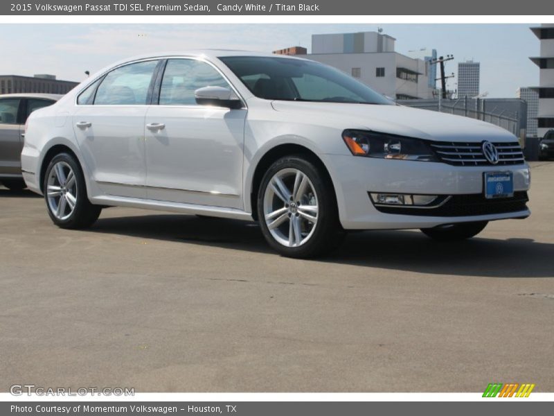 Candy White / Titan Black 2015 Volkswagen Passat TDI SEL Premium Sedan