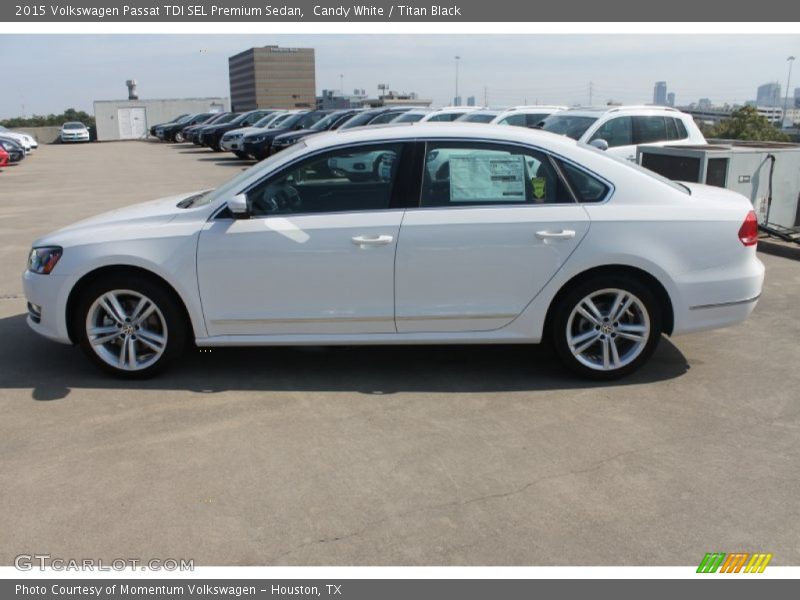 Candy White / Titan Black 2015 Volkswagen Passat TDI SEL Premium Sedan