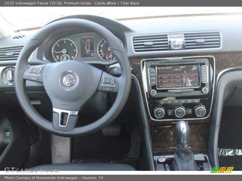 Candy White / Titan Black 2015 Volkswagen Passat TDI SEL Premium Sedan