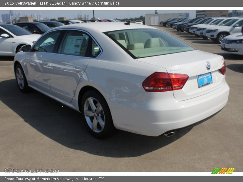 Candy White / Cornsilk Beige 2015 Volkswagen Passat SE Sedan