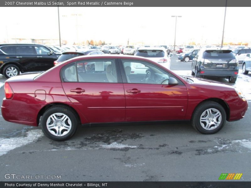Sport Red Metallic / Cashmere Beige 2007 Chevrolet Malibu LS Sedan
