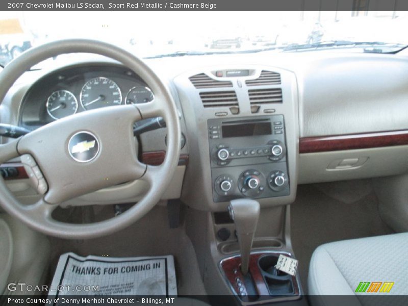 Sport Red Metallic / Cashmere Beige 2007 Chevrolet Malibu LS Sedan
