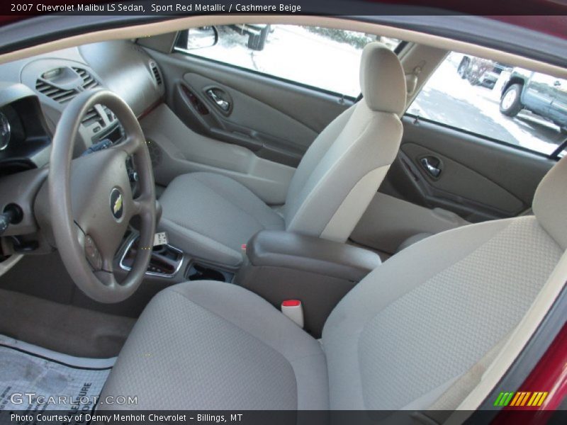 Sport Red Metallic / Cashmere Beige 2007 Chevrolet Malibu LS Sedan
