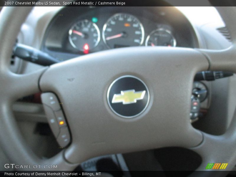 Sport Red Metallic / Cashmere Beige 2007 Chevrolet Malibu LS Sedan