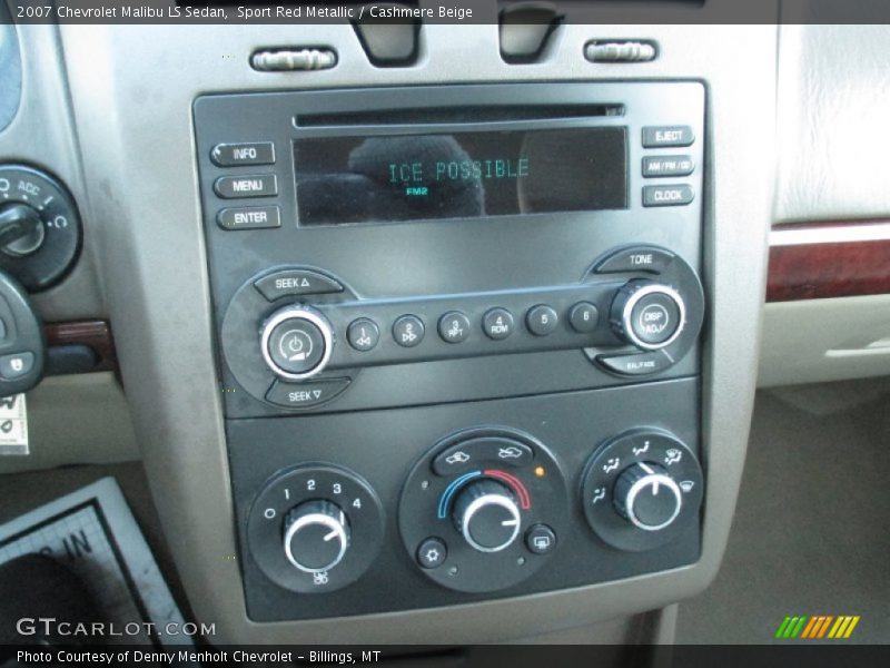 Sport Red Metallic / Cashmere Beige 2007 Chevrolet Malibu LS Sedan