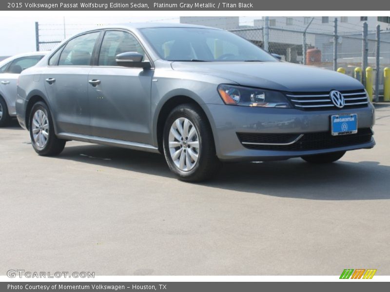 Platinum Gray Metallic / Titan Black 2015 Volkswagen Passat Wolfsburg Edition Sedan