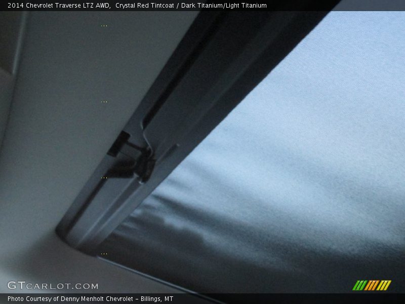 Crystal Red Tintcoat / Dark Titanium/Light Titanium 2014 Chevrolet Traverse LTZ AWD