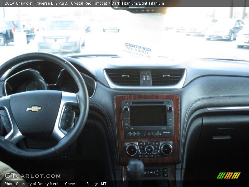 Crystal Red Tintcoat / Dark Titanium/Light Titanium 2014 Chevrolet Traverse LTZ AWD