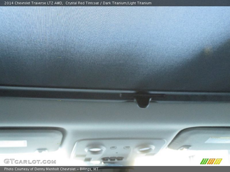 Crystal Red Tintcoat / Dark Titanium/Light Titanium 2014 Chevrolet Traverse LTZ AWD