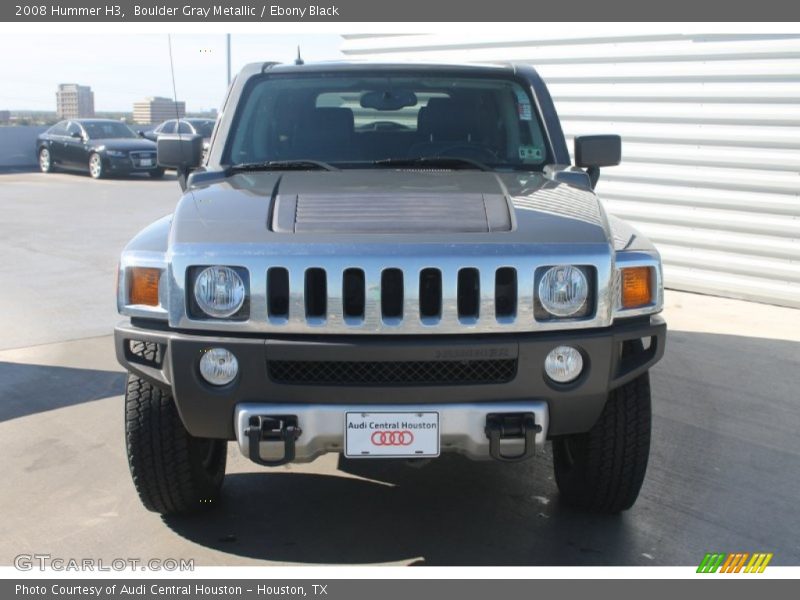 Boulder Gray Metallic / Ebony Black 2008 Hummer H3