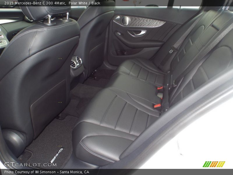 Polar White / Black 2015 Mercedes-Benz C 300 4Matic