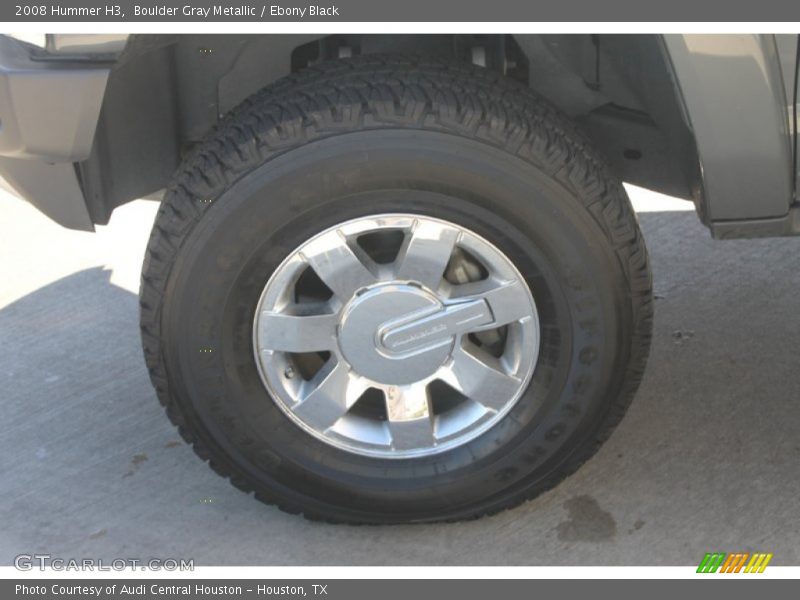 Boulder Gray Metallic / Ebony Black 2008 Hummer H3