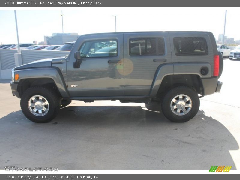 Boulder Gray Metallic / Ebony Black 2008 Hummer H3