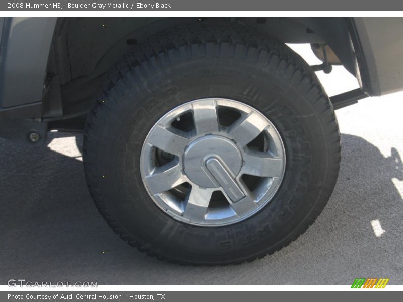 Boulder Gray Metallic / Ebony Black 2008 Hummer H3