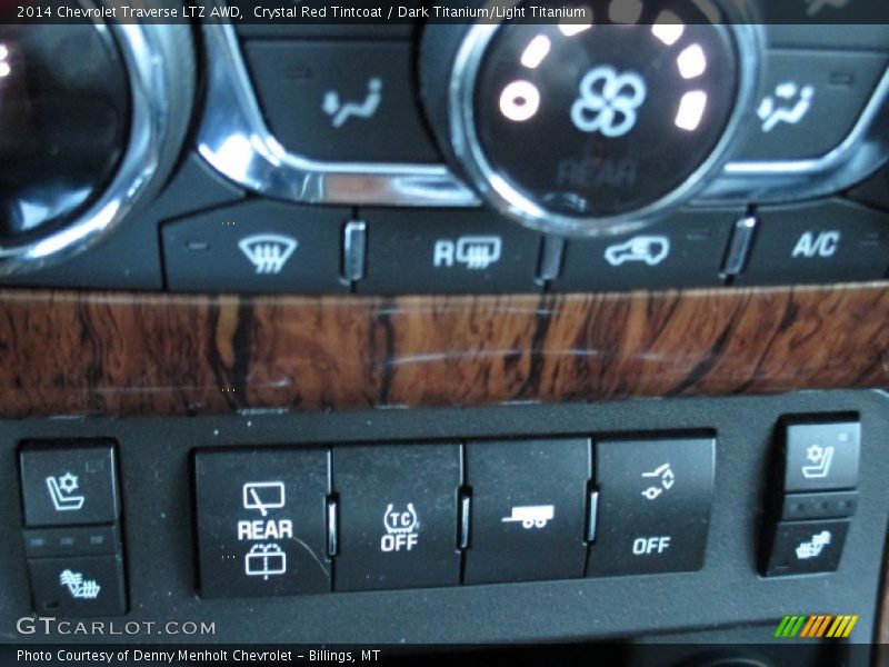 Crystal Red Tintcoat / Dark Titanium/Light Titanium 2014 Chevrolet Traverse LTZ AWD