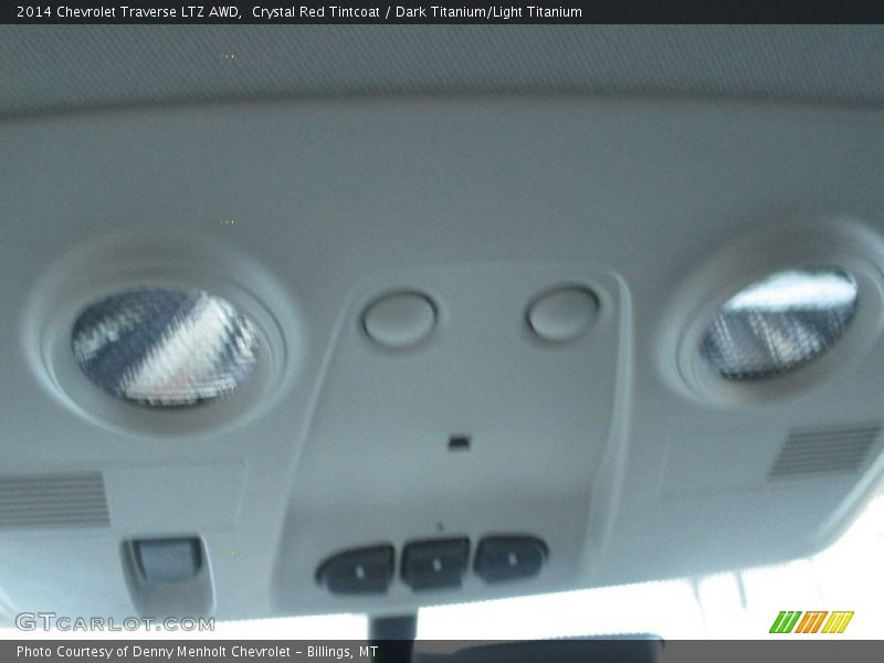 Crystal Red Tintcoat / Dark Titanium/Light Titanium 2014 Chevrolet Traverse LTZ AWD