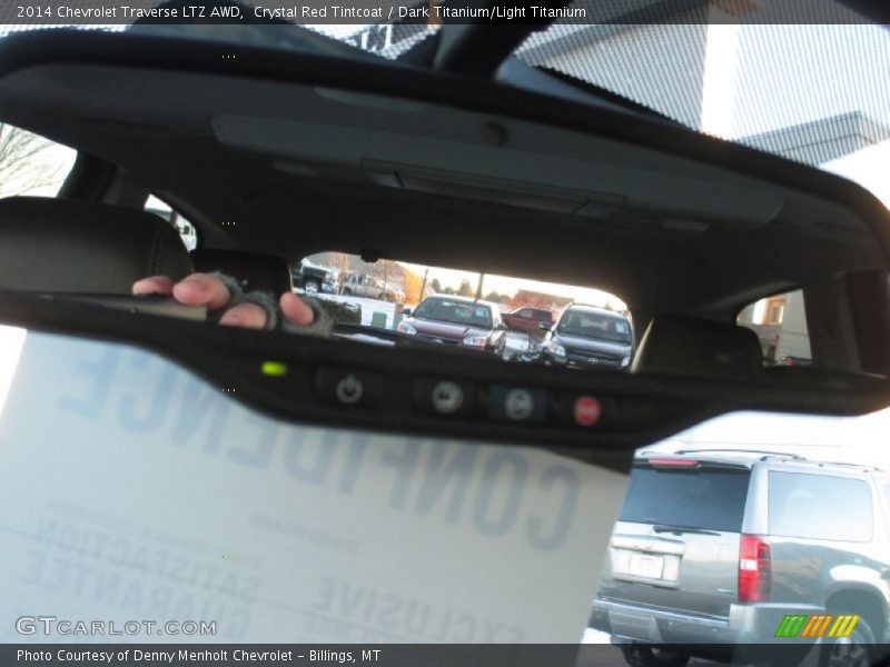Crystal Red Tintcoat / Dark Titanium/Light Titanium 2014 Chevrolet Traverse LTZ AWD