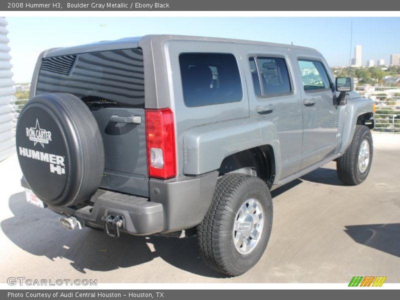 Boulder Gray Metallic / Ebony Black 2008 Hummer H3