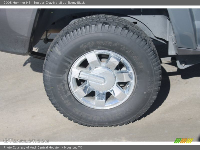 Boulder Gray Metallic / Ebony Black 2008 Hummer H3
