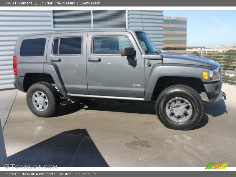 Boulder Gray Metallic / Ebony Black 2008 Hummer H3