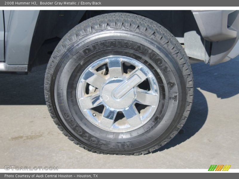 Boulder Gray Metallic / Ebony Black 2008 Hummer H3