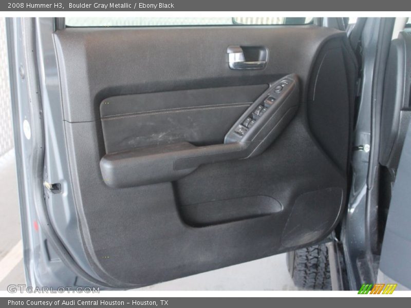 Boulder Gray Metallic / Ebony Black 2008 Hummer H3