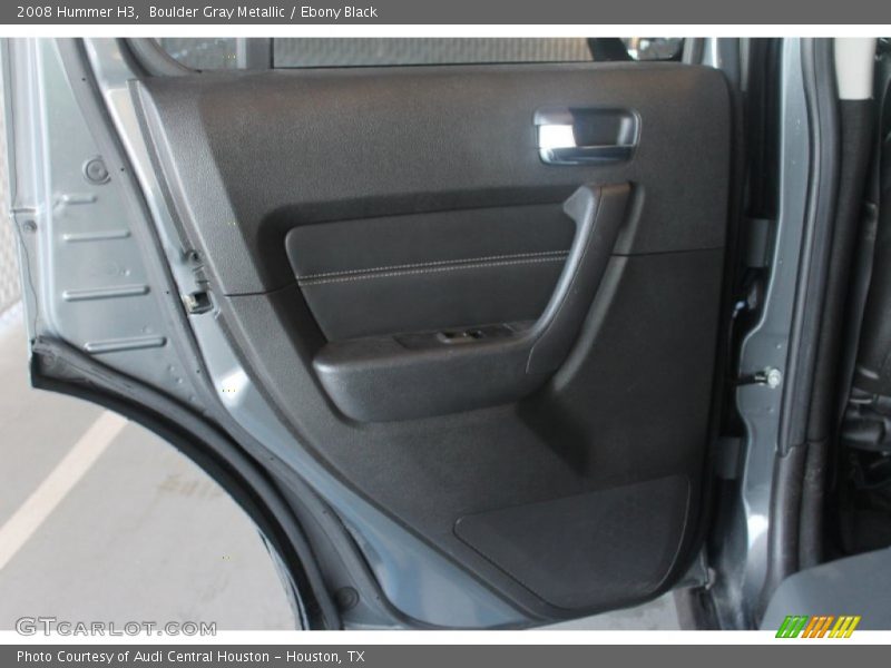 Boulder Gray Metallic / Ebony Black 2008 Hummer H3