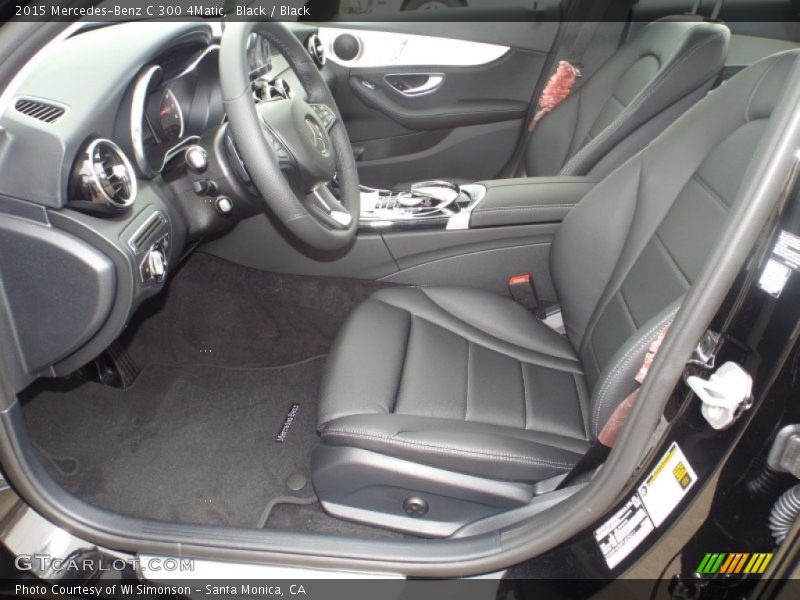 Black / Black 2015 Mercedes-Benz C 300 4Matic