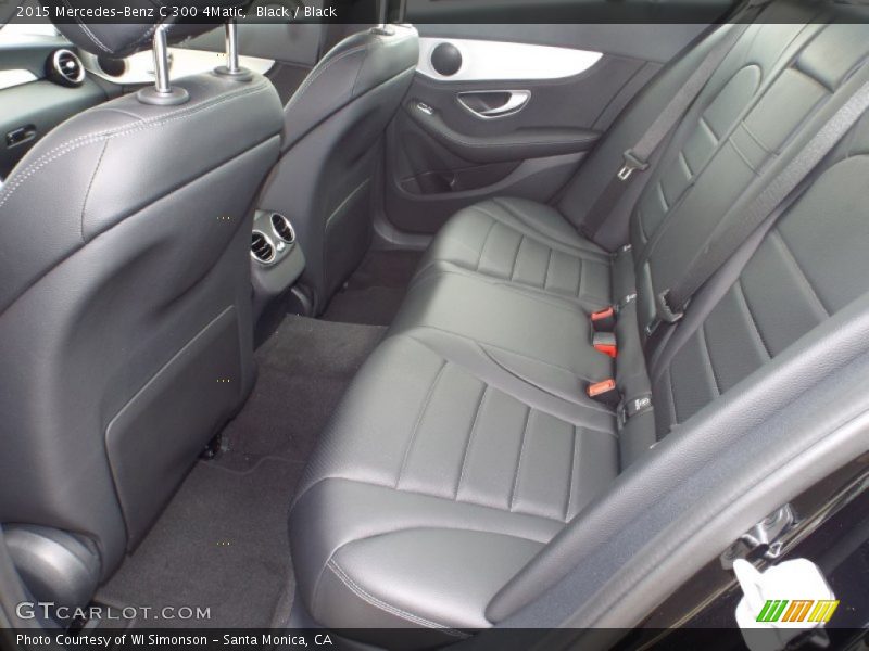 Black / Black 2015 Mercedes-Benz C 300 4Matic