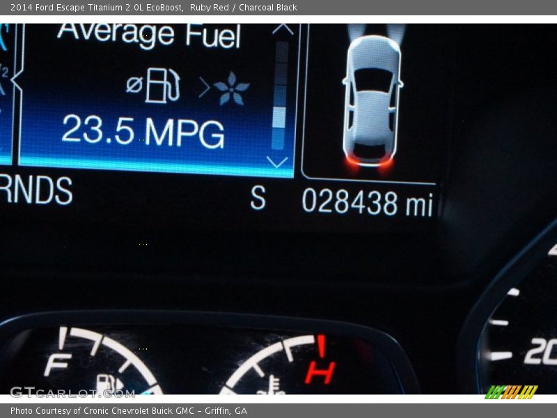 Ruby Red / Charcoal Black 2014 Ford Escape Titanium 2.0L EcoBoost