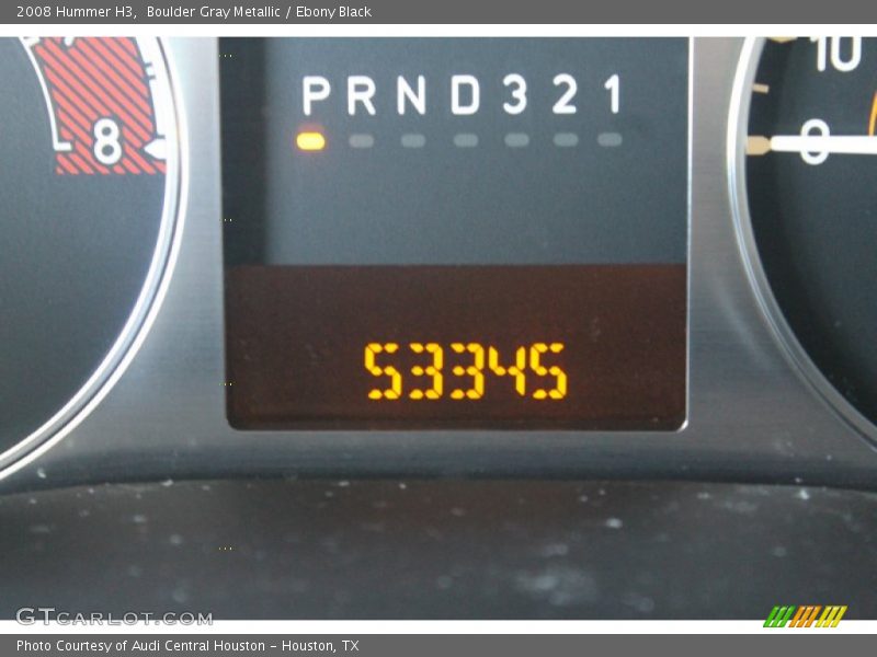 Boulder Gray Metallic / Ebony Black 2008 Hummer H3