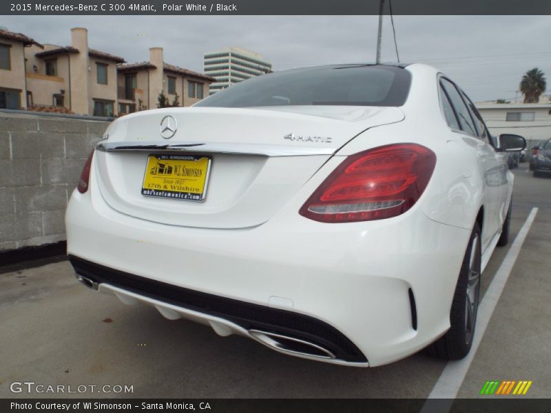 Polar White / Black 2015 Mercedes-Benz C 300 4Matic