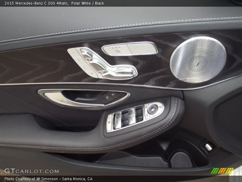 Polar White / Black 2015 Mercedes-Benz C 300 4Matic