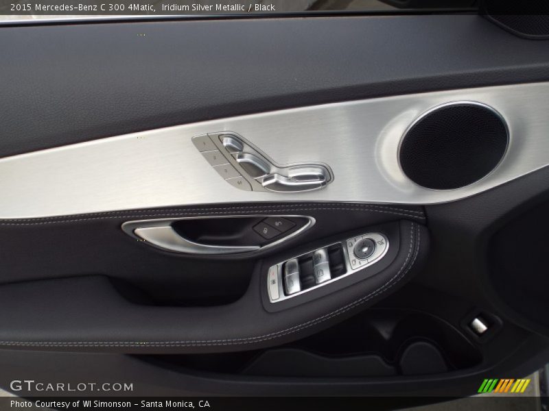 Iridium Silver Metallic / Black 2015 Mercedes-Benz C 300 4Matic