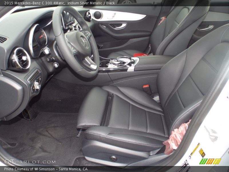 Iridium Silver Metallic / Black 2015 Mercedes-Benz C 300 4Matic
