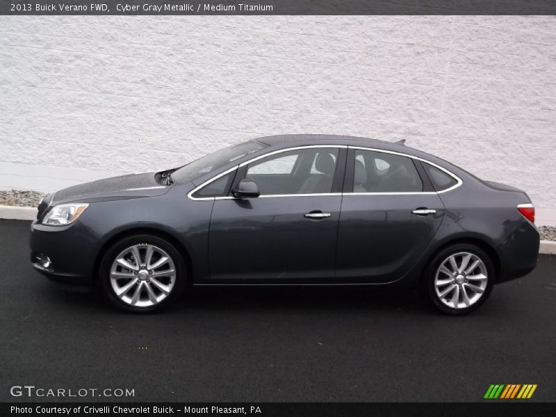 Cyber Gray Metallic / Medium Titanium 2013 Buick Verano FWD