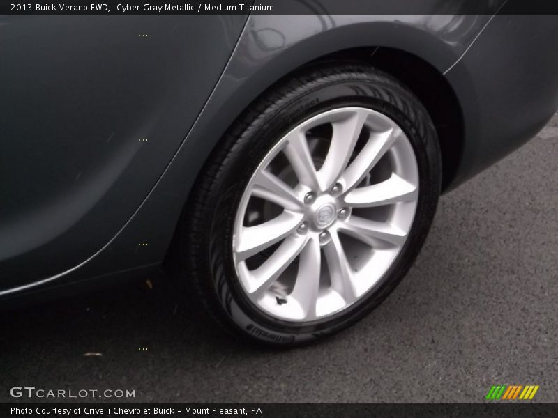 Cyber Gray Metallic / Medium Titanium 2013 Buick Verano FWD