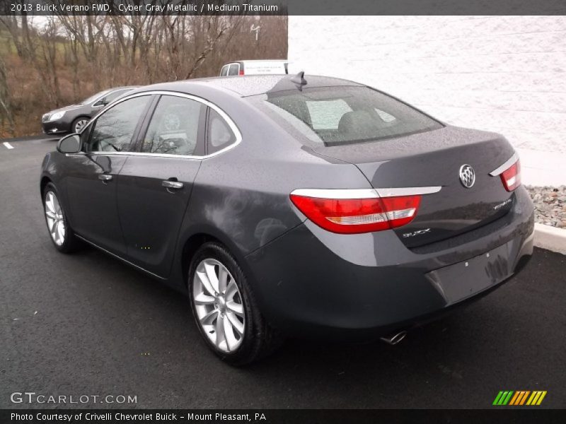 Cyber Gray Metallic / Medium Titanium 2013 Buick Verano FWD