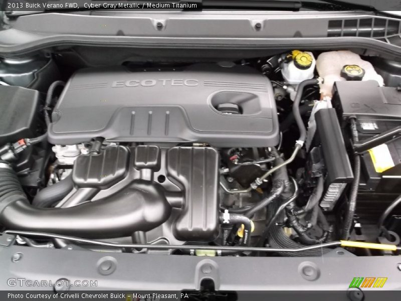 Cyber Gray Metallic / Medium Titanium 2013 Buick Verano FWD