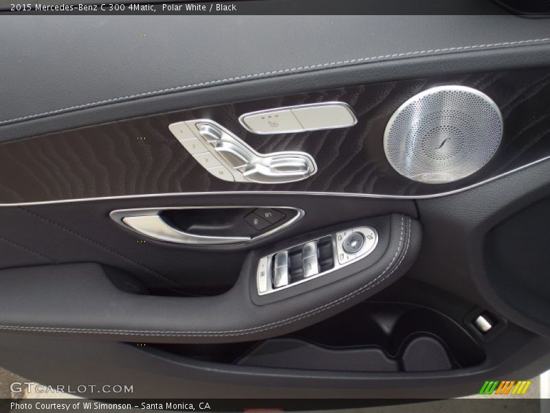 Polar White / Black 2015 Mercedes-Benz C 300 4Matic