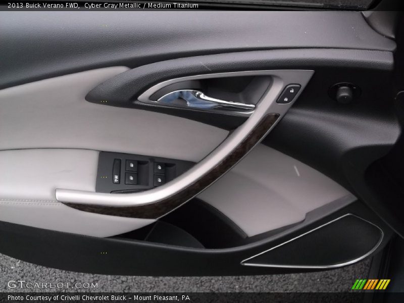 Cyber Gray Metallic / Medium Titanium 2013 Buick Verano FWD