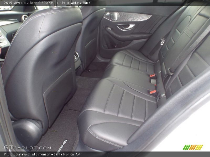 Polar White / Black 2015 Mercedes-Benz C 300 4Matic