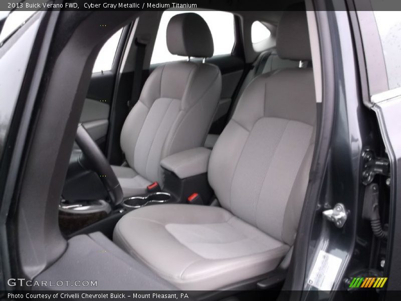 Cyber Gray Metallic / Medium Titanium 2013 Buick Verano FWD