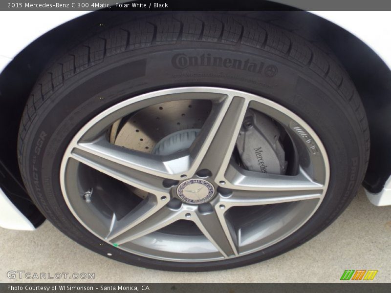 Polar White / Black 2015 Mercedes-Benz C 300 4Matic